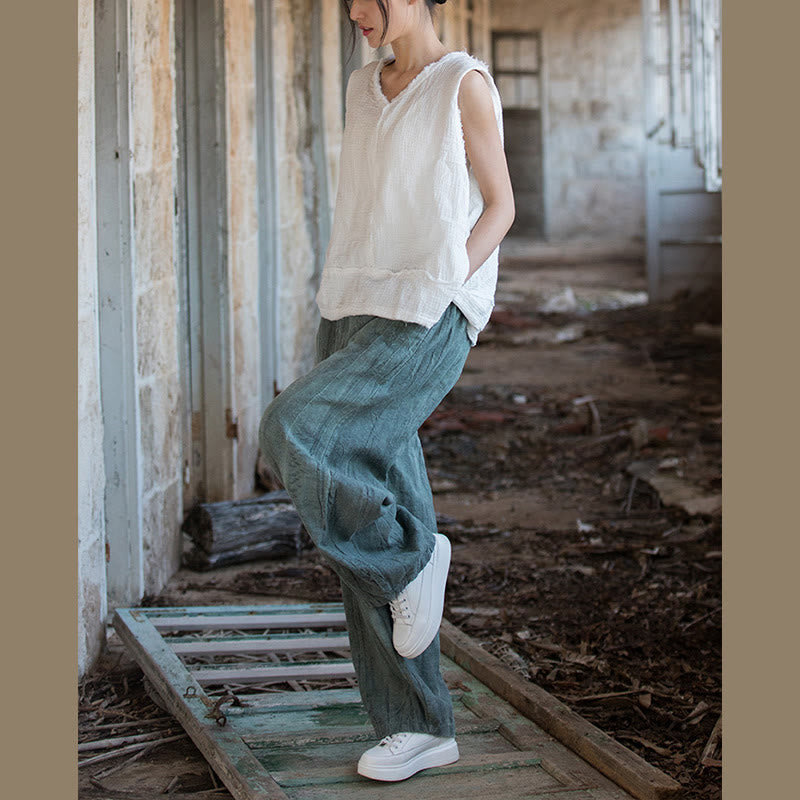 Buddha Stones Retro Tie Dye Harem Pantalones Casual Mujer Yoga Pantalones Con Bolsillos - image 32