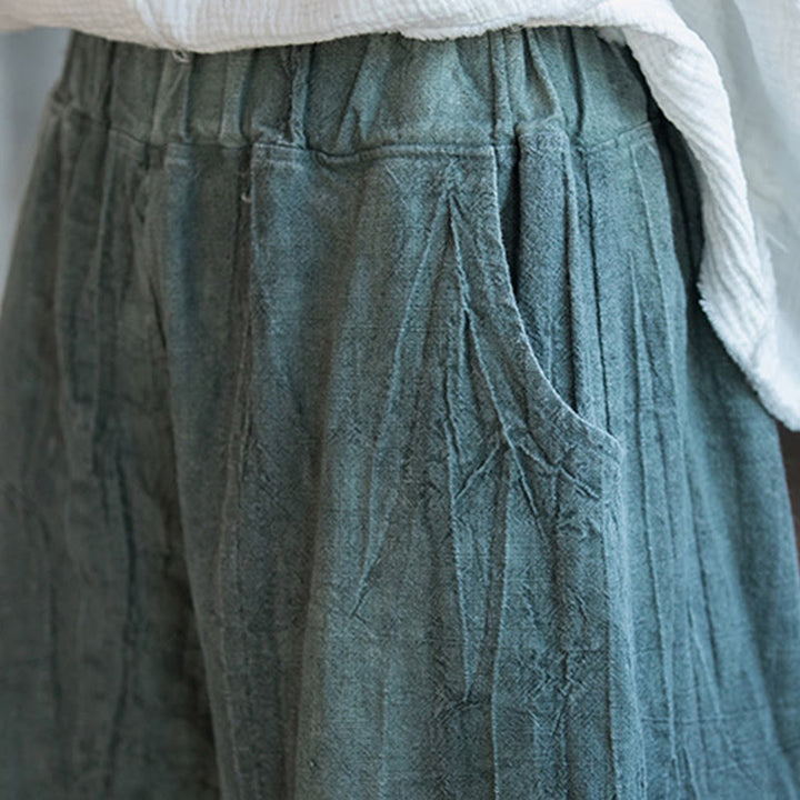 Buddha Stones Retro Tie Dye Harem Pantalones Casual Mujer Yoga Pantalones Con Bolsillos - image 33