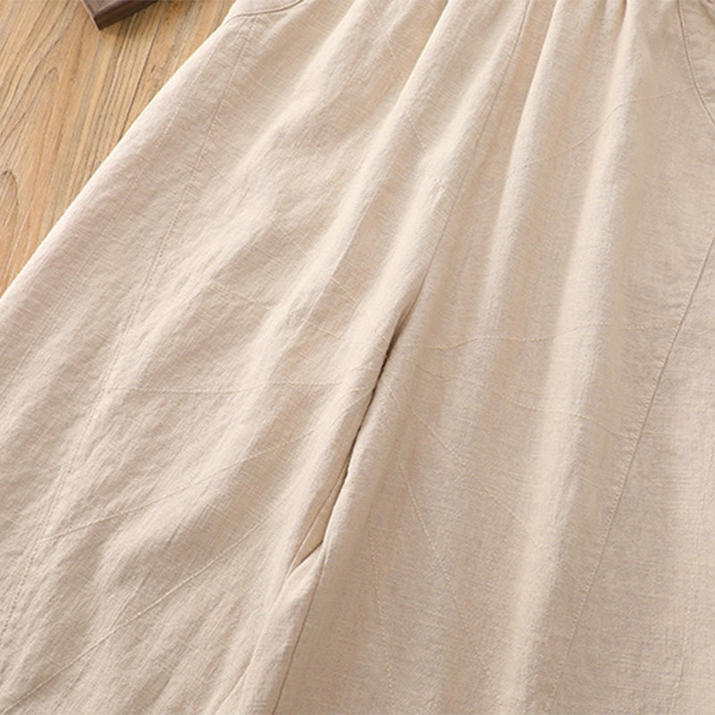 Pantalones harén de yoga sueltos de color sólido con Buddha Stones y bolsillos - image 13