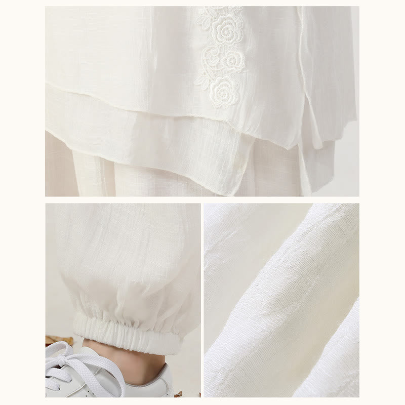 Conjunto de ropa de uniforme de Tai Chi para mujer, 2 uds., manga larga, botón de rana, meditación, oración, práctica Zen, Buddha Stones