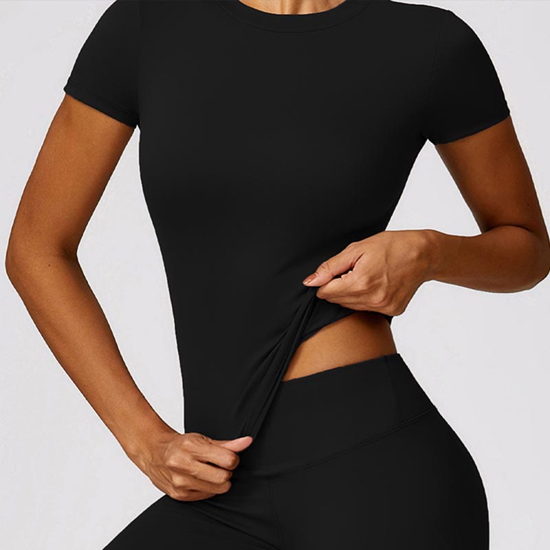 Buddha Stones - Camiseta de manga corta para mujer, polainas de cintura alta, pantalones para deportes y yoga - image 1