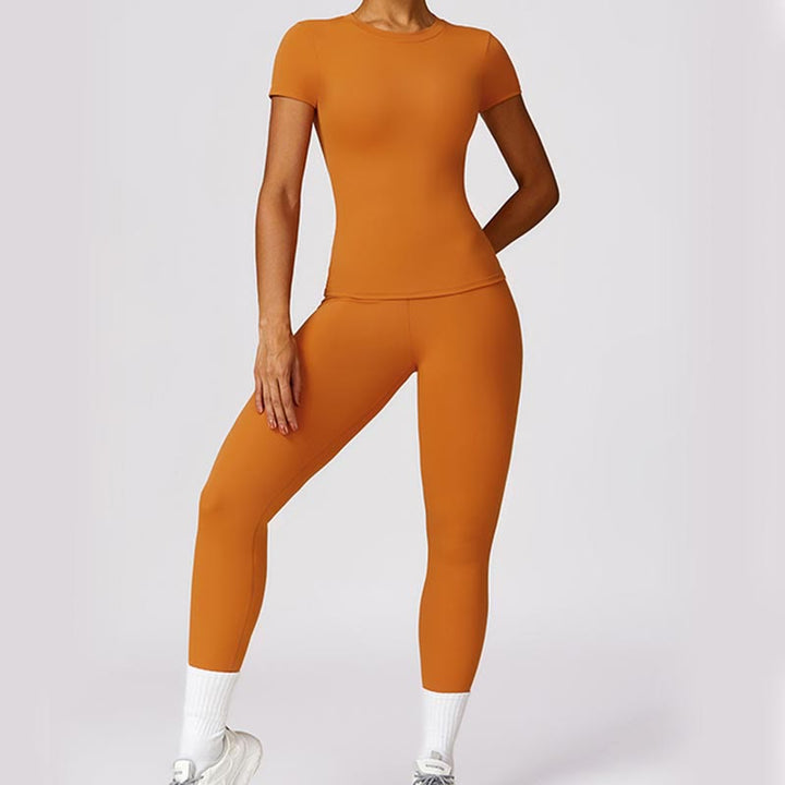 Buddha Stones - Camiseta de manga corta para mujer, polainas de cintura alta, pantalones para deportes y yoga - image 18