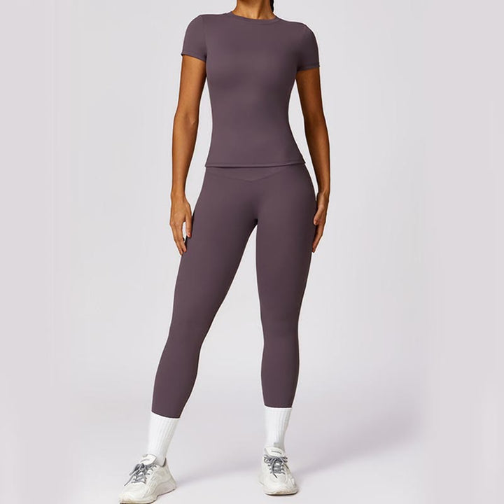 Buddha Stones - Camiseta de manga corta para mujer, polainas de cintura alta, pantalones para deportes y yoga - image 47