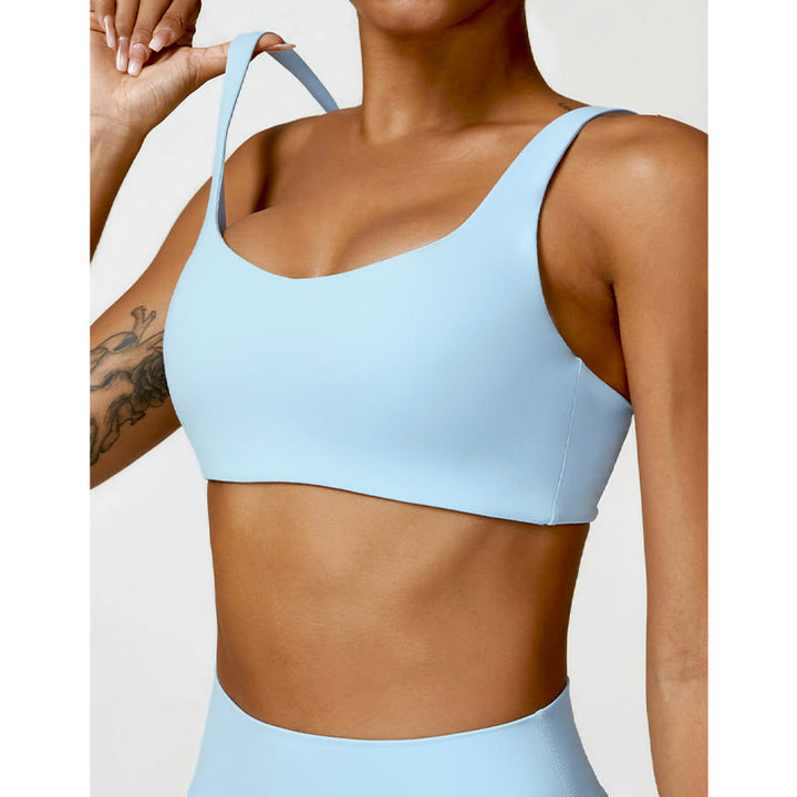 Buddha Stones Gimnasio Deportes Yoga Sin Espalda Bra Crop Tank Top Pantalones Cortos - image 14