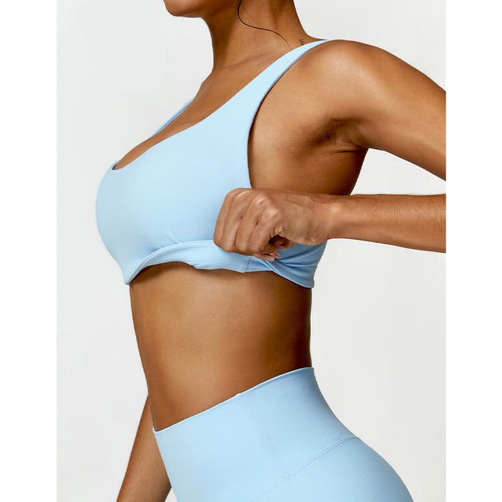 Buddha Stones Gimnasio Deportes Yoga Sin Espalda Bra Crop Tank Top Pantalones Cortos - image 15