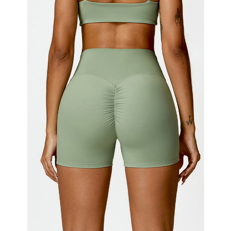 Buddha Stones Gimnasio Deportes Yoga Sin Espalda Bra Crop Tank Top Pantalones Cortos - image 32