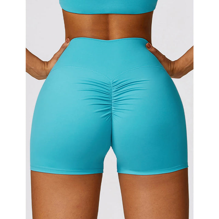 Buddha Stones Gimnasio Deportes Yoga Sin Espalda Bra Crop Tank Top Pantalones Cortos Transpirables