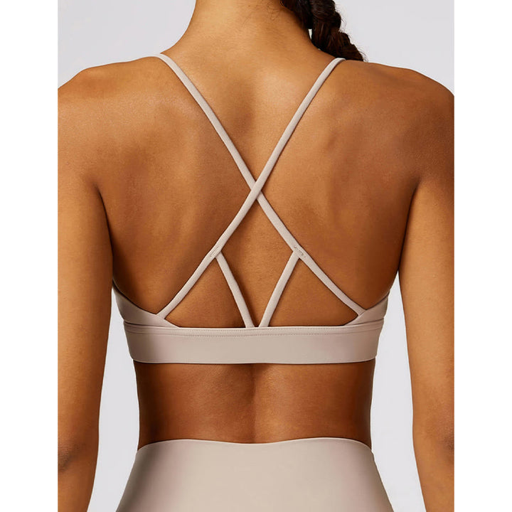 Buddha Stones Gimnasio Deportes Yoga Sin Espalda Bra Crop Tank Top Pantalones Cortos Transpirables