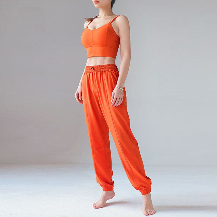 Pantalones deportivos de cintura alta con diseño de Buddha Stones , para fitness, yoga, deportes, con bolsillos