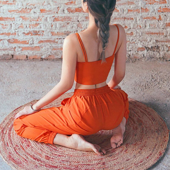 Pantalones deportivos de cintura alta con diseño de Buddha Stones , para fitness, yoga, deportes, con bolsillos