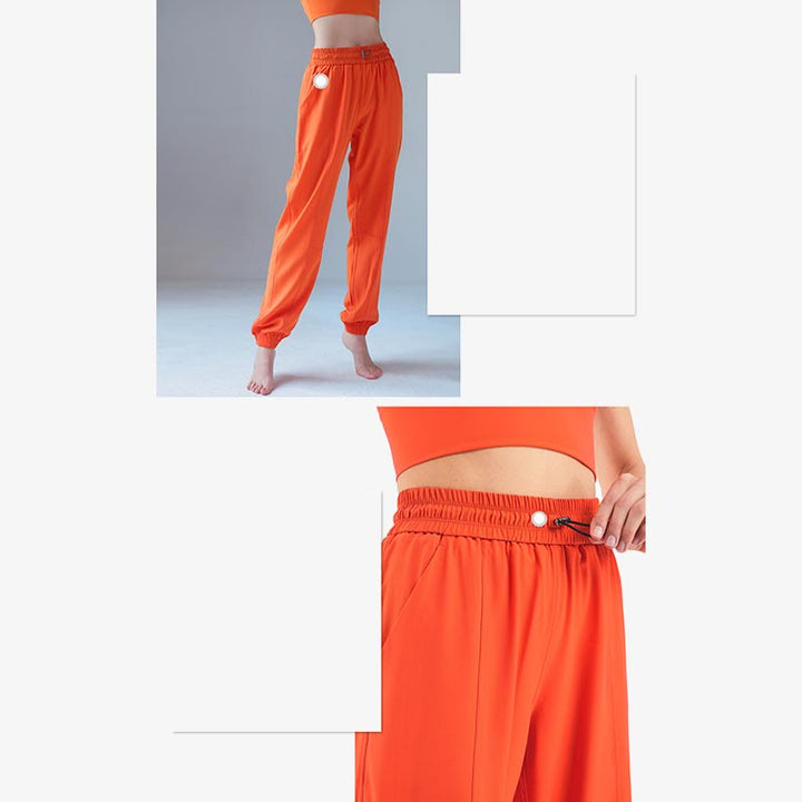 Pantalones deportivos de cintura alta con diseño de Buddha Stones , para fitness, yoga, deportes, con bolsillos - image 10
