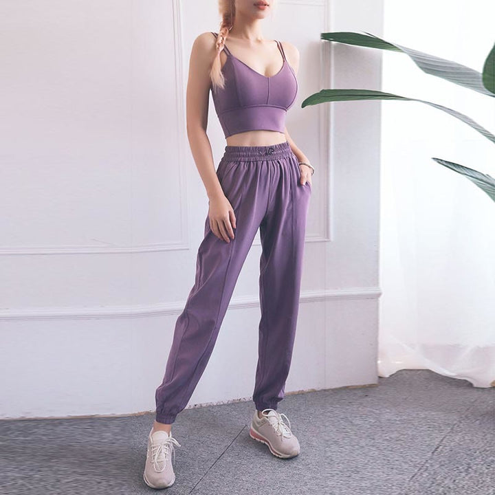 Pantalones deportivos de cintura alta con diseño de Buddha Stones , para fitness, yoga, deportes, con bolsillos - image 16
