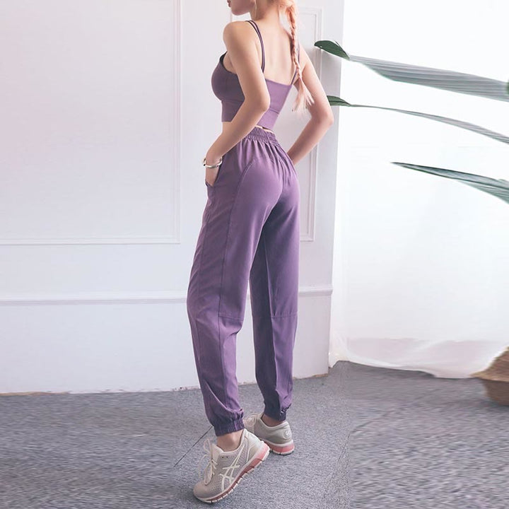 Pantalones deportivos de cintura alta con diseño de Buddha Stones , para fitness, yoga, deportes, con bolsillos