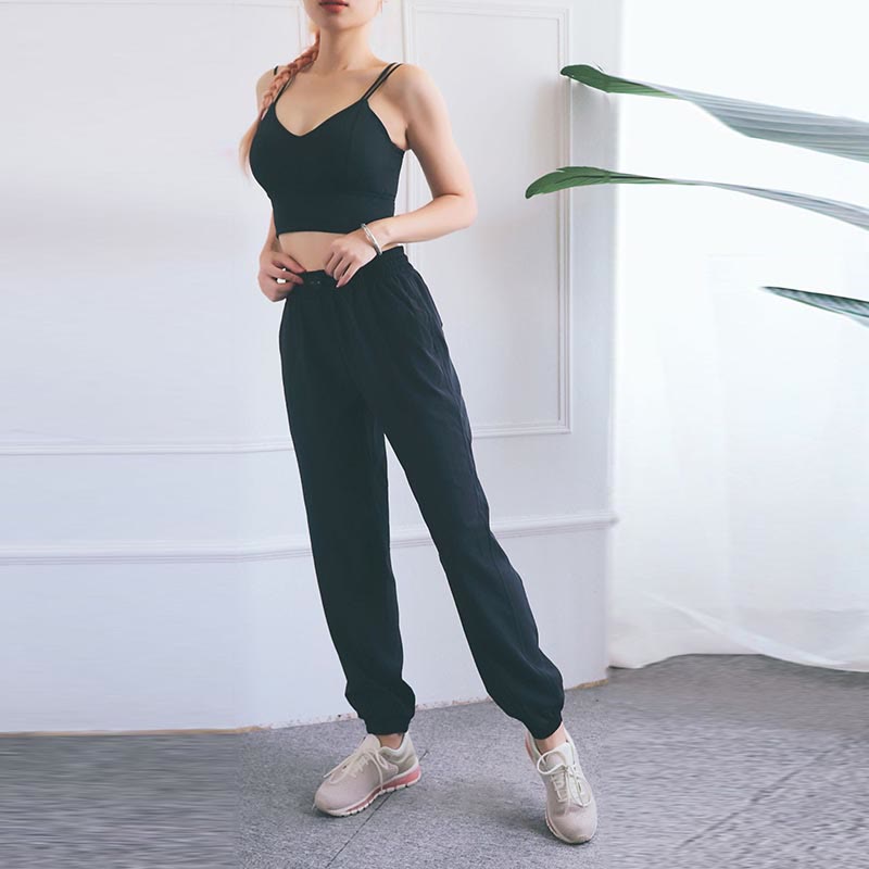 Pantalones deportivos de cintura alta con diseño de Buddha Stones , para fitness, yoga, deportes, con bolsillos