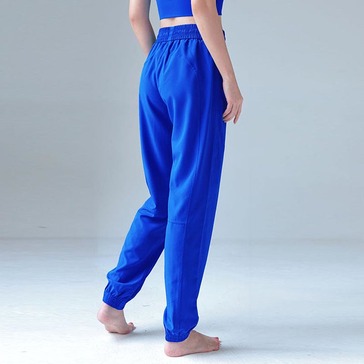 Pantalones deportivos de cintura alta con diseño de Buddha Stones , para fitness, yoga, deportes, con bolsillos