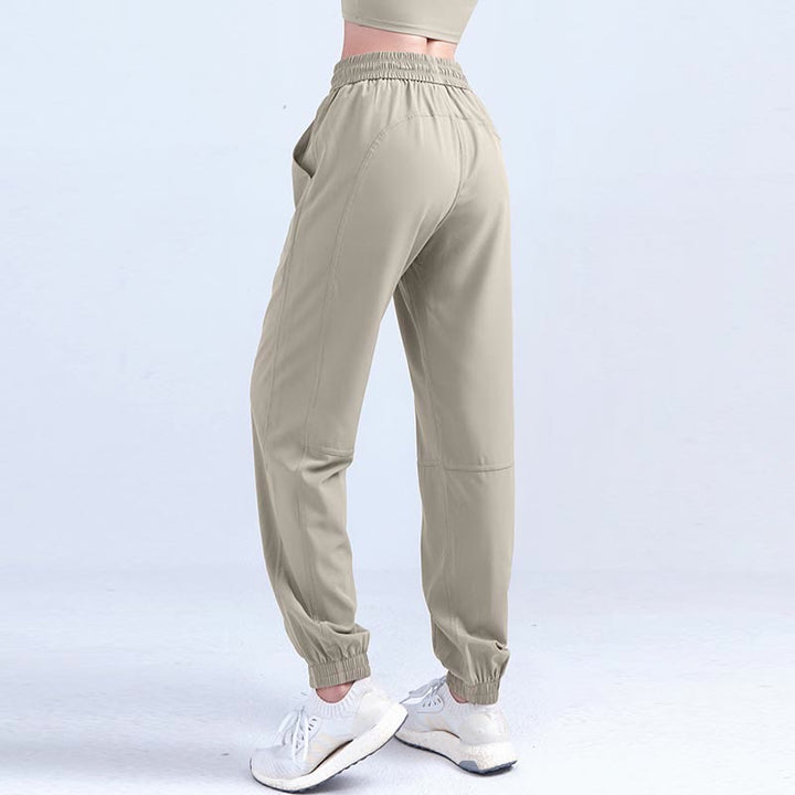 Pantalones deportivos de cintura alta con diseño de Buddha Stones , para fitness, yoga, deportes, con bolsillos - image 36