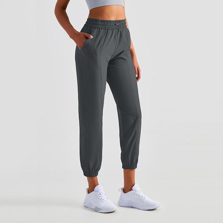Pantalones deportivos de cintura alta con diseño de Buddha Stones , para fitness, yoga, deportes, con bolsillos - Gris - US8-10, UK/AU12-14, EU40-42 (XL) - image 38