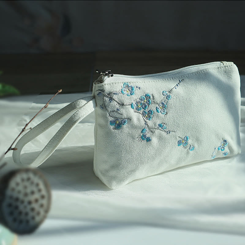 Cartera de lona Buddha Stones, flor pequeña, ciruela, cereza, grulla, flor de melocotón - image 21