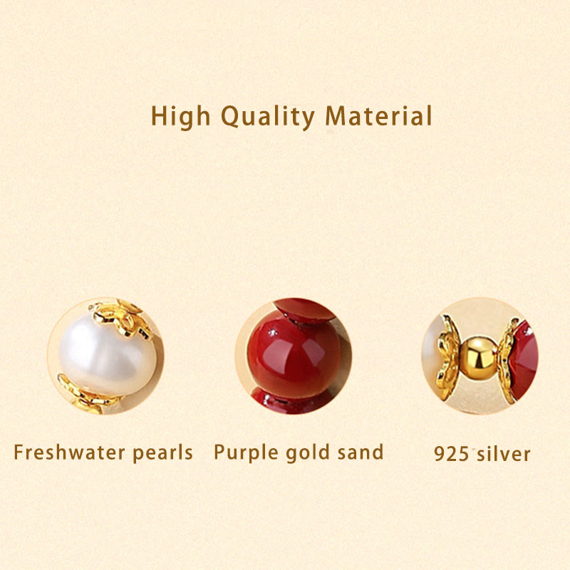 Juego de joyas de plata de ley 925 con Buddha Stones, perlas de cinabrio naturales, colgante, pulsera, pendientes - image 4