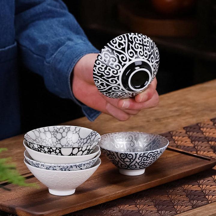 Tazas de té de cerámica de plata dorada con diseño del Tíbet y Buddha Stones , tazas de té de Kung Fu, 55ml