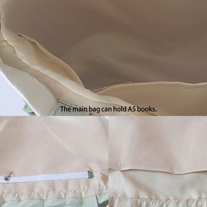 Buddha Stones, bordado, flores de hierba, flor de cerezo, bolso bandolera, bolso de mano - image 3