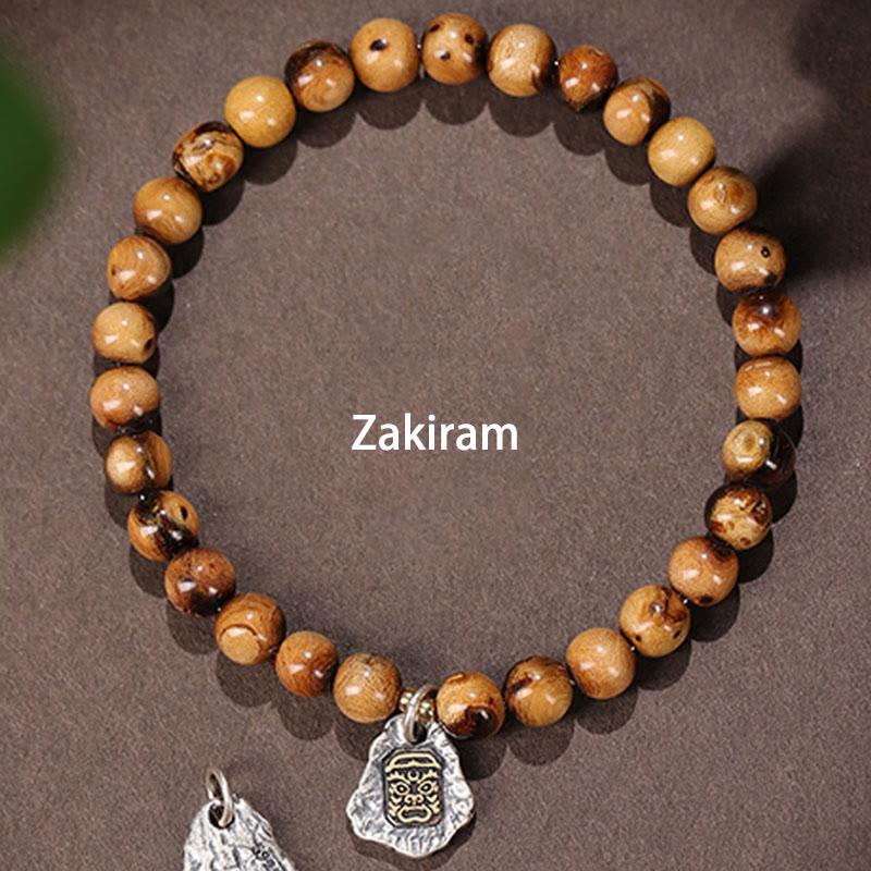 Pulsera de plata de ley 925 con Buddha Stones, sauce marino dorado Natural, Zakiram, diosa de la riqueza, suerte, Fu, carácter, éxito - image 3