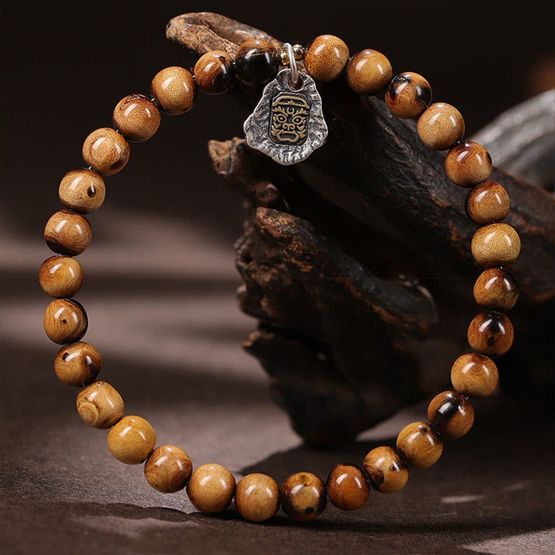 Pulsera de plata de ley 925 con Buddha Stones, sauce marino dorado Natural, Zakiram, diosa de la riqueza, suerte, Fu, carácter, éxito - image 4