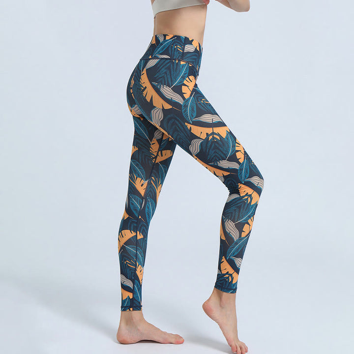 Patrón de Buddha Stones Deportes Fitness Yoga Leggings de cintura alta Pantalones de yoga para mujer - image 15