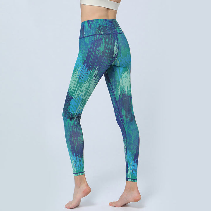 Patrón de Buddha Stones Deportes Fitness Yoga Leggings de cintura alta Pantalones de yoga para mujer - image 8