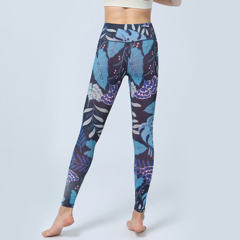 Patrón de Buddha Stones Deportes Fitness Yoga Leggings de cintura alta Pantalones de yoga para mujer - image 12