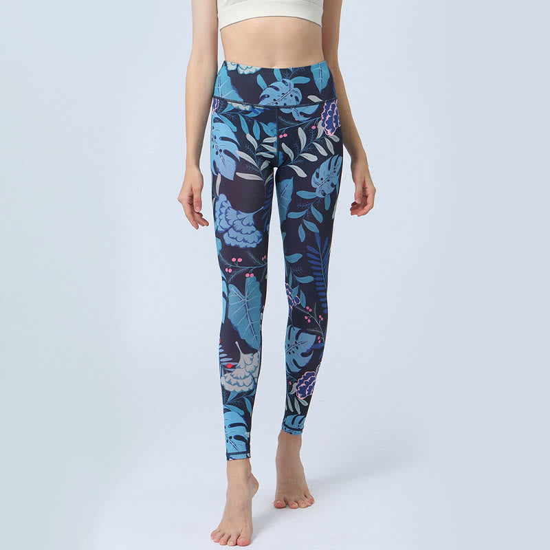 Patrón de Buddha Stones Deportes Fitness Yoga Leggings de cintura alta Pantalones de yoga para mujer - image 11