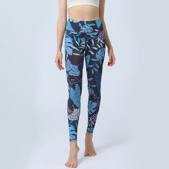 Patrón de Buddha Stones Deportes Fitness Yoga Leggings de cintura alta Pantalones de yoga para mujer - image 11