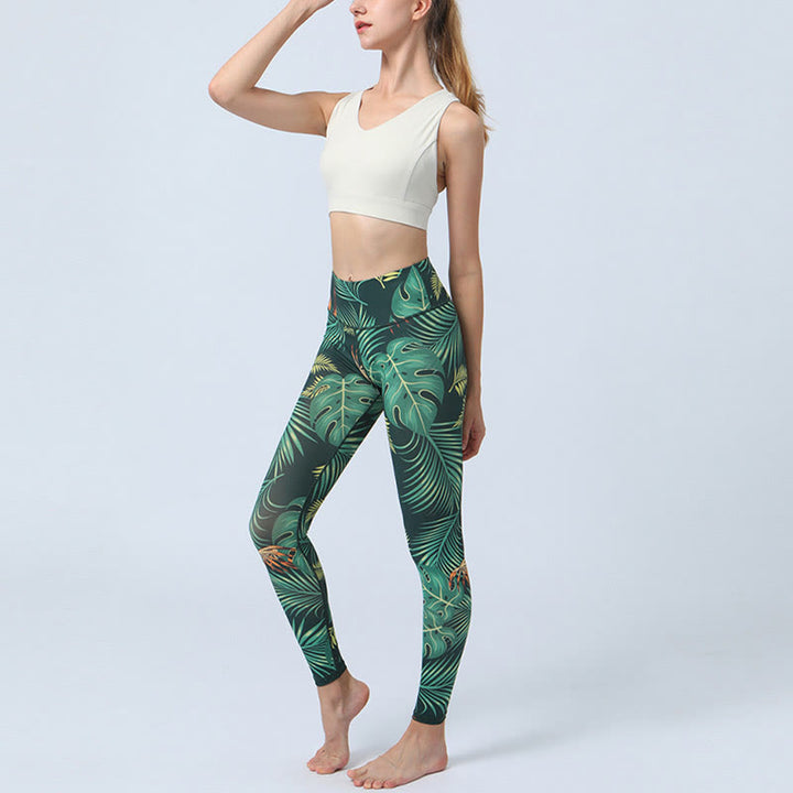 Patrón de Buddha Stones Deportes Fitness Yoga Leggings de cintura alta Pantalones de yoga para mujer - image 5