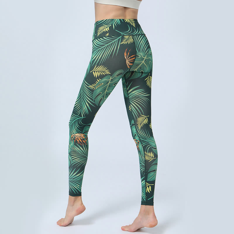 Patrón de Buddha Stones Deportes Fitness Yoga Leggings de cintura alta Pantalones de yoga para mujer - image 3