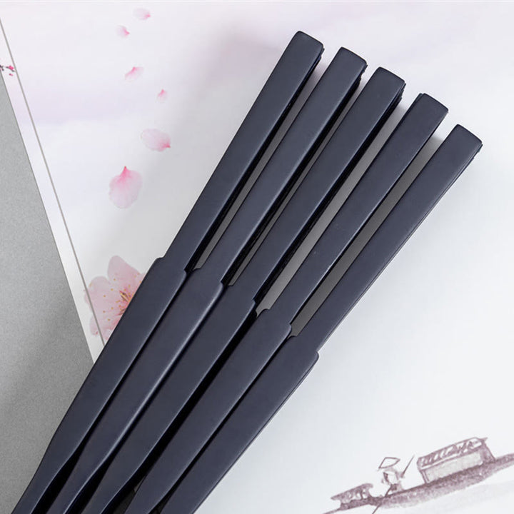 Buddha Stones Abanico plegable de bambú de seda de mano con diseño de grulla, libélula, loto, peonía, flor de ciruelo y mariposa, 22,5 cm - image 10