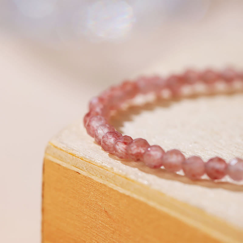 Pulsera de cadena curativa con Buddha Stones, cuarzo fresa, prehnita, peridoto, lazurita, lapislázuli, cristal rosa y turmalina. - image 2
