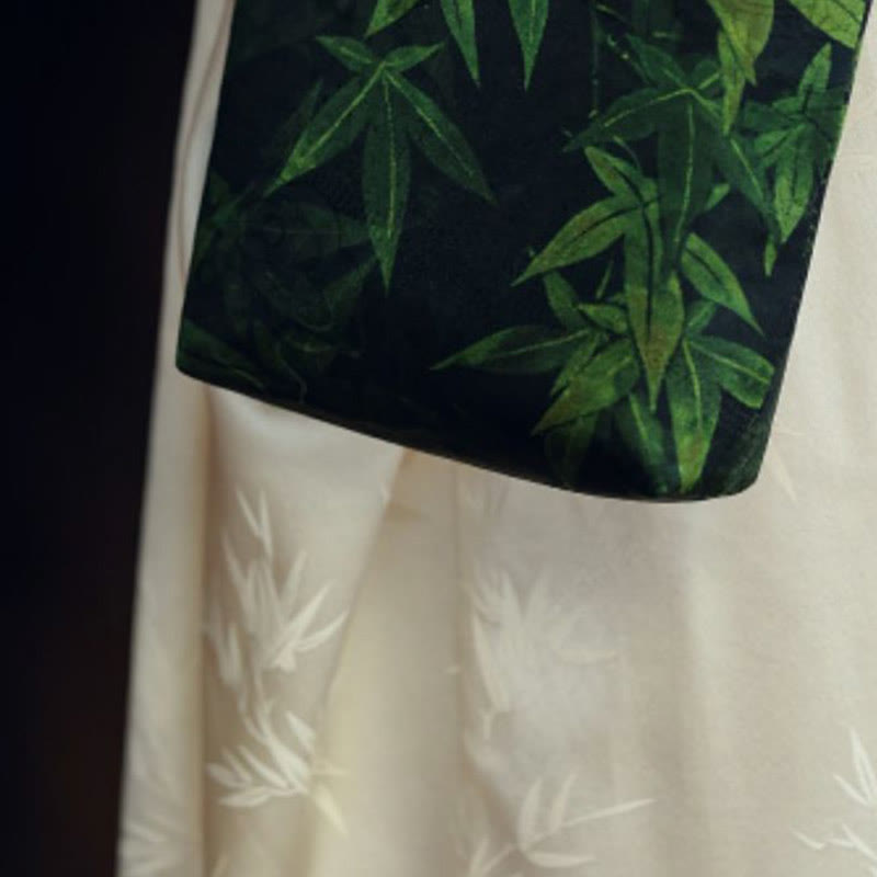 Buddha Stones Bolso bandolera pequeño con cadena metálica de caqui y hoja de arce, bolso de hombro para teléfono móvil - image 8