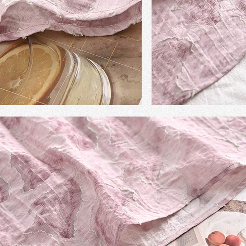 Camiseta informal de manga tres cuartos con estampado de manchas de Buddha Stones