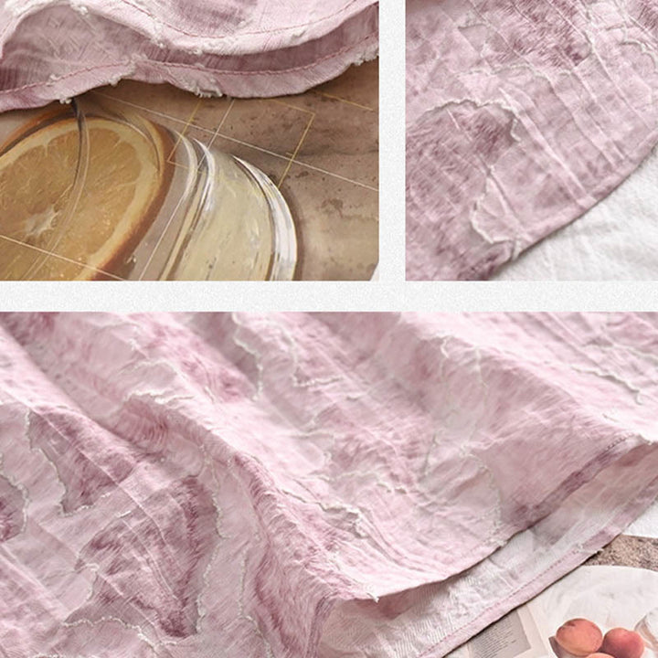 Camiseta informal de manga tres cuartos con estampado de manchas de Buddha Stones