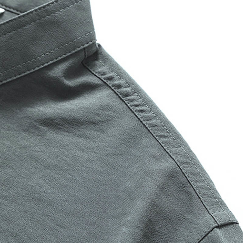 Buddha Stones Dragon Fu personaje Tang traje tradicional camisa de manga corta pantalones de pierna ancha ropa conjunto para hombres - image 6