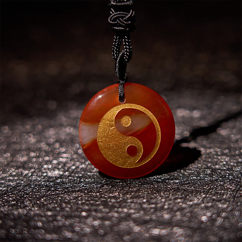 Buddha Stones Collar con colgante espiritual Yin Yang, amatista, ojo de tigre, aventurina verde y varios cristales - image 59