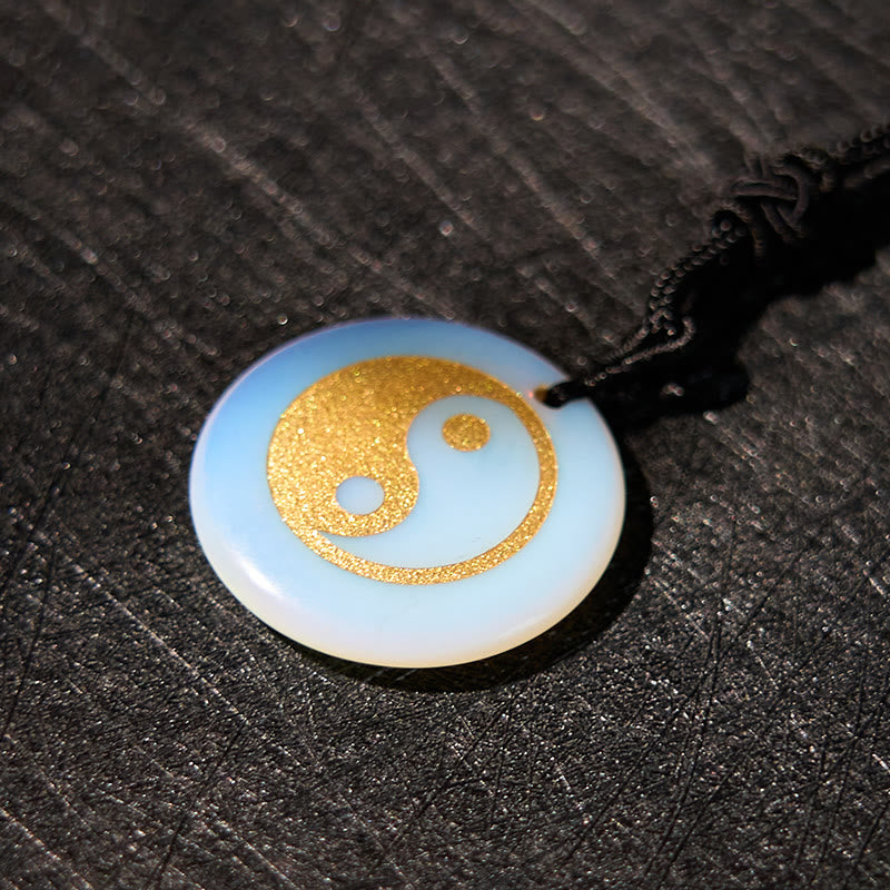 Buddha Stones Collar con colgante espiritual Yin Yang, amatista, ojo de tigre, aventurina verde y varios cristales - image 33