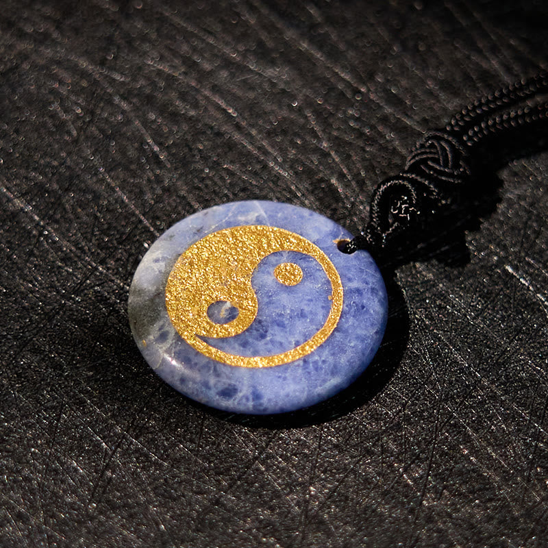 Buddha Stones Collar con colgante espiritual Yin Yang, amatista, ojo de tigre, aventurina verde y varios cristales - image 64