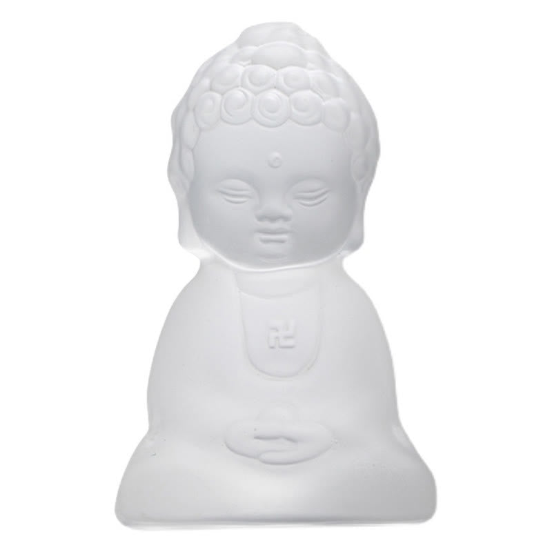 Buddha Stones Mini Tathagata Buda Liuli Serenity Decoración de escritorio