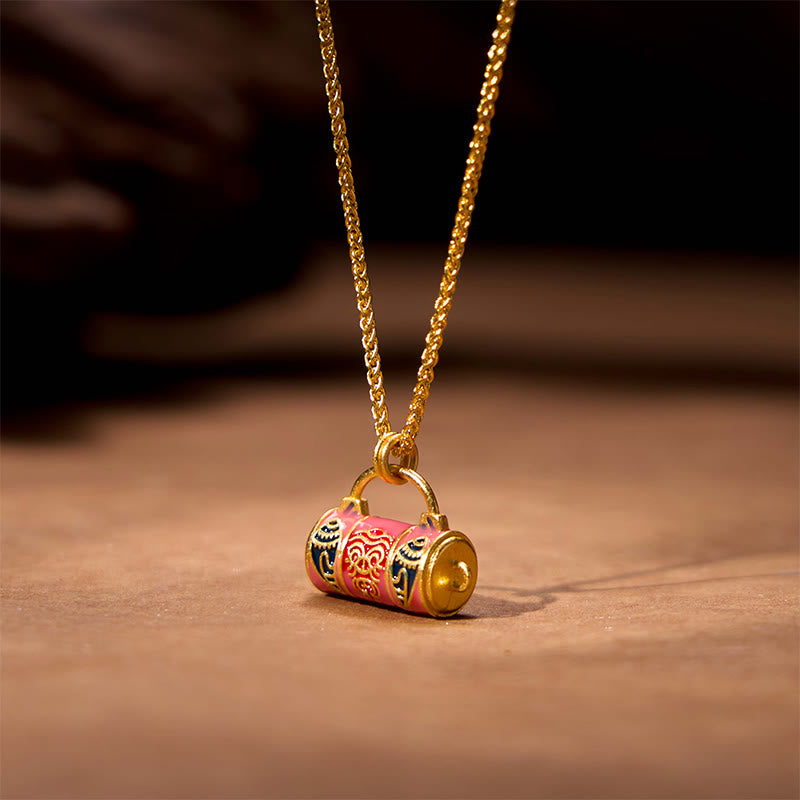 Colgante de collar con bendición de aleación de diosa de la riqueza, Buddha Stones Zakiram