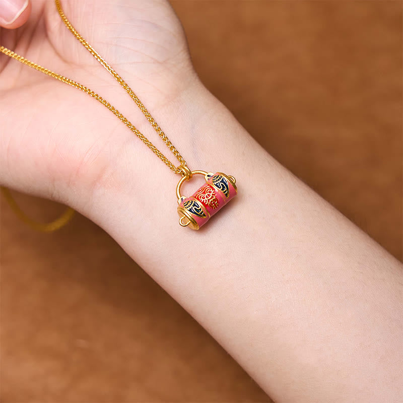 Colgante de collar con bendición de aleación de diosa de la riqueza, Buddha Stones Zakiram