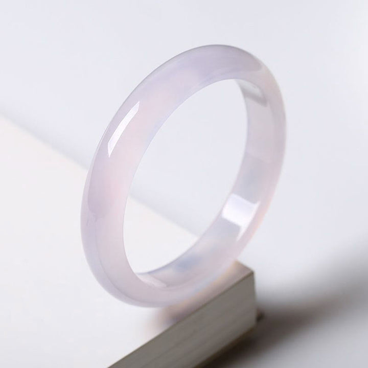 Pulsera de energía positiva de calcedonia natural con Buddha Stones - image 1