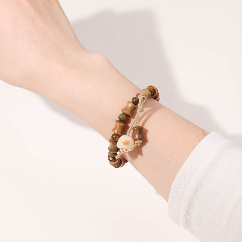 	 Piedras de Buda, Sándalo Verde, Semilla de Bodhi, Garra de Gato, Bambú, Pulsera de Paz - image 4