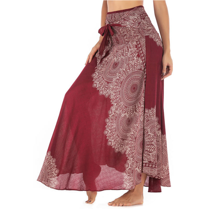 Buddha Stones Dos Estilos Vestir Boho Mandala Flor Falda Vestido Playa - Salmón - US4-12, UK/AU8-16, EU36-44 (F) - image 20