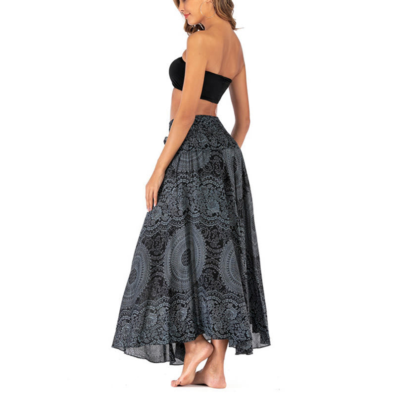 	 Buddha Stones Dos Estilos Usar Boho Rosa de los Vientos Falda Vestido - image 47